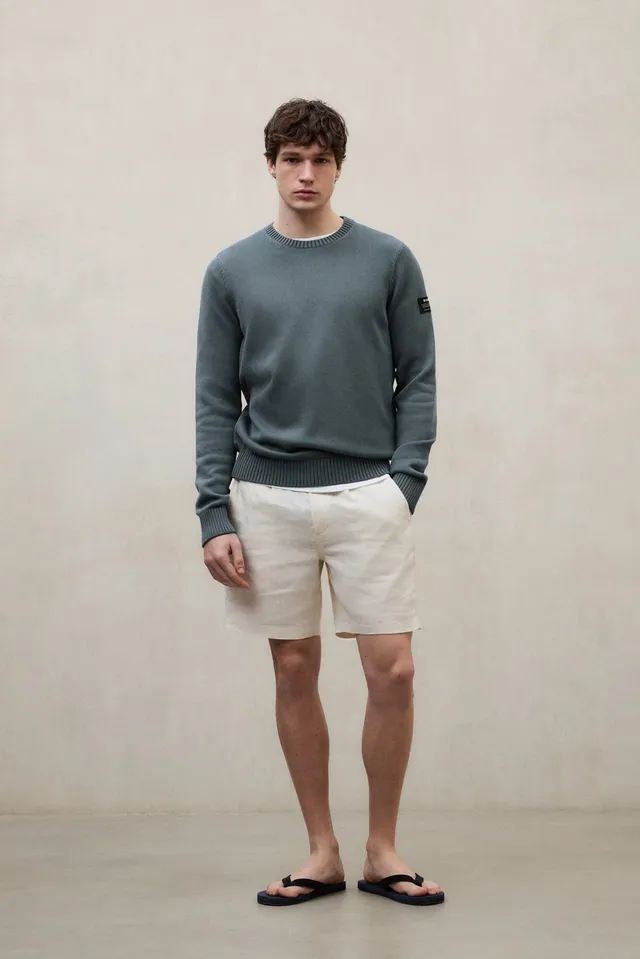 jersey-ecoalf-tail-verde-hombre-50-algod-n-reciclado-fit-regular-lavado-a-la-pie image 1