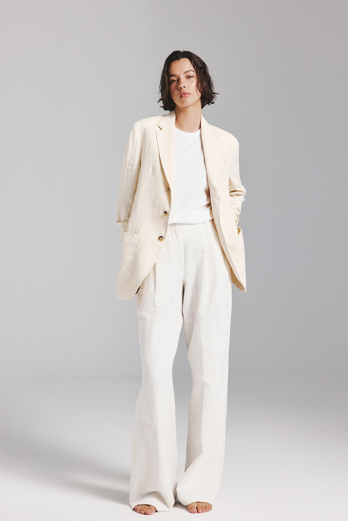blazer-ecoalf-lapo-de-c-amo-beige-de-edici-n-limitada image 1