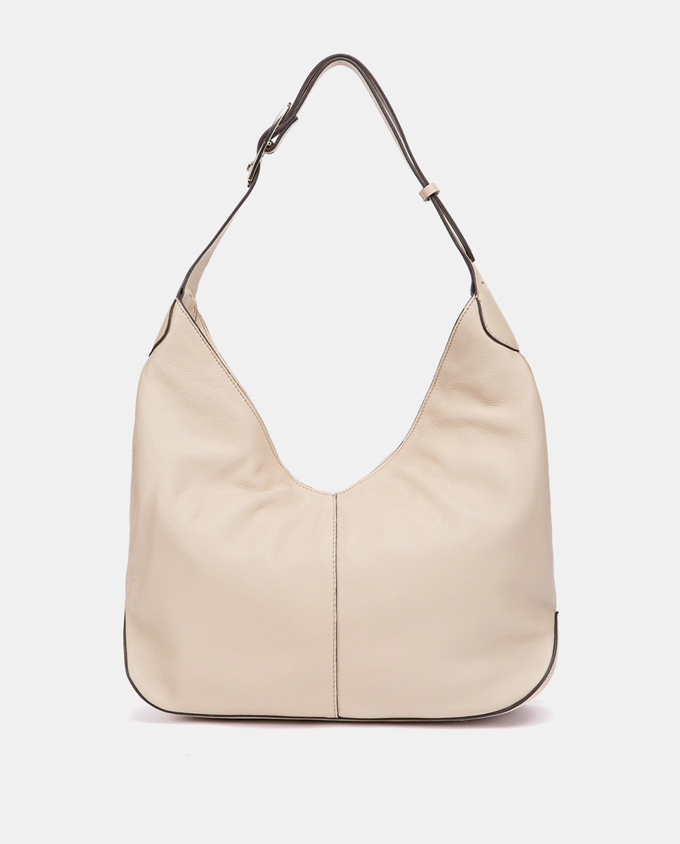 bolso-de-hombro-abbacino-hobo-beige-en-piel-y-serraje image 3