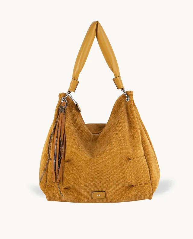 bolso-hobo-kbas-de-tejido-efecto-textura-color-mostaza-32x16x32-cm image 1