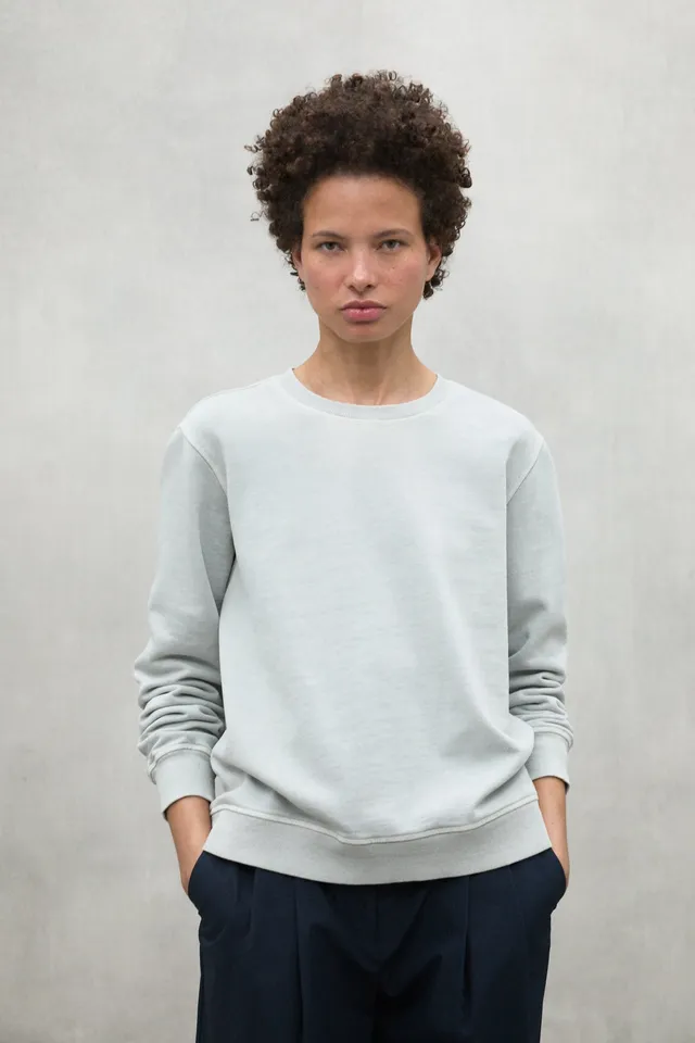 ecoalf-sudadera-arecife-gris-claro-de-mujer-50-algod-n-reciclado-fit-regular-veg image 1