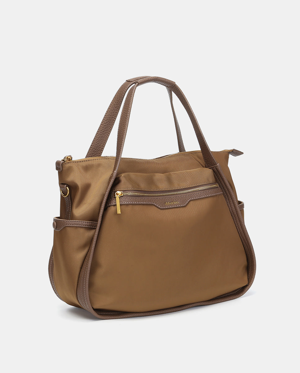 abbacino-bolso-shopper-materiales-reciclados-camel image 2