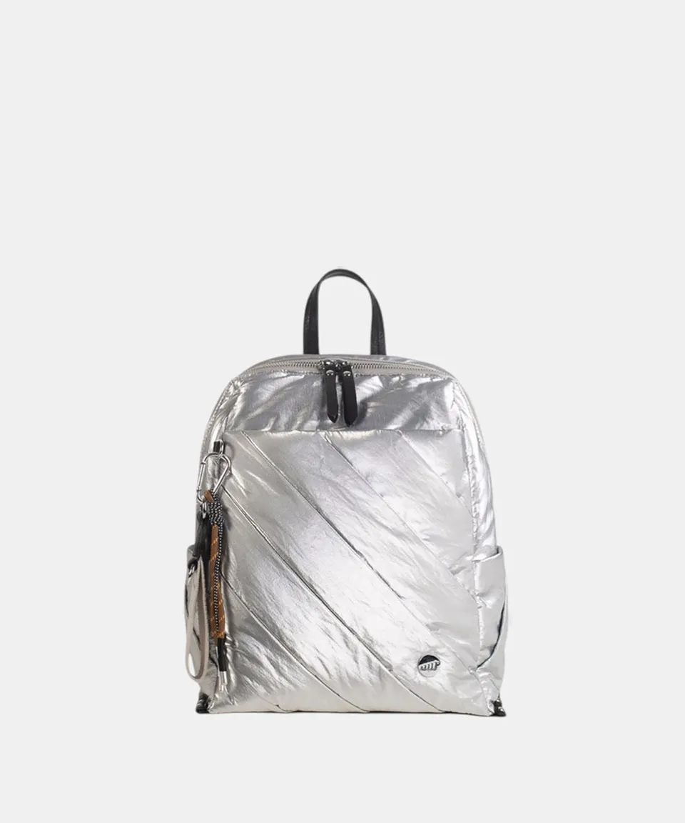 mochila-urban-blonda-kbas-de-nylon-color-plata image 1