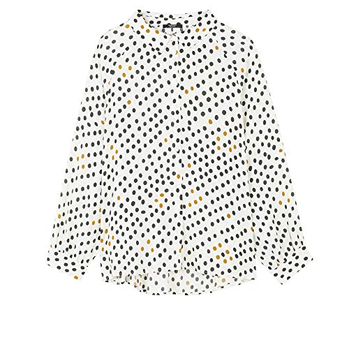 parfois-camisa-fluida-de-lunares-blanca-mujer image 6
