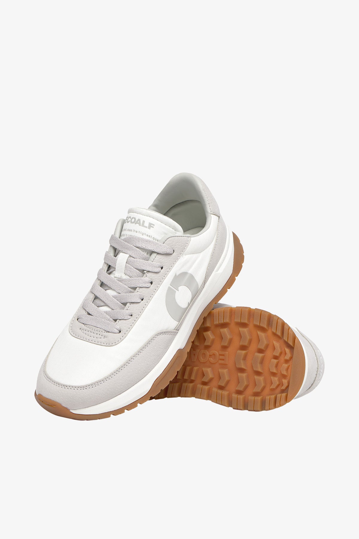 ecoalf-zapatilla-ventura-blanca-y-gris-de-mujer image 2