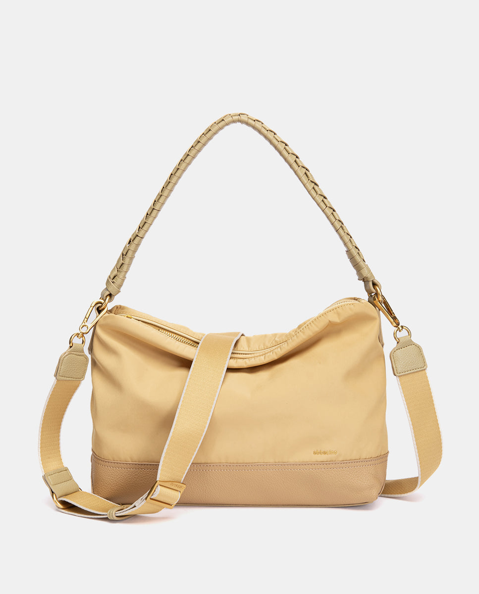 abbacino-bolso-hombro-peque-o-bicolor-amarillo-reciclado image 4