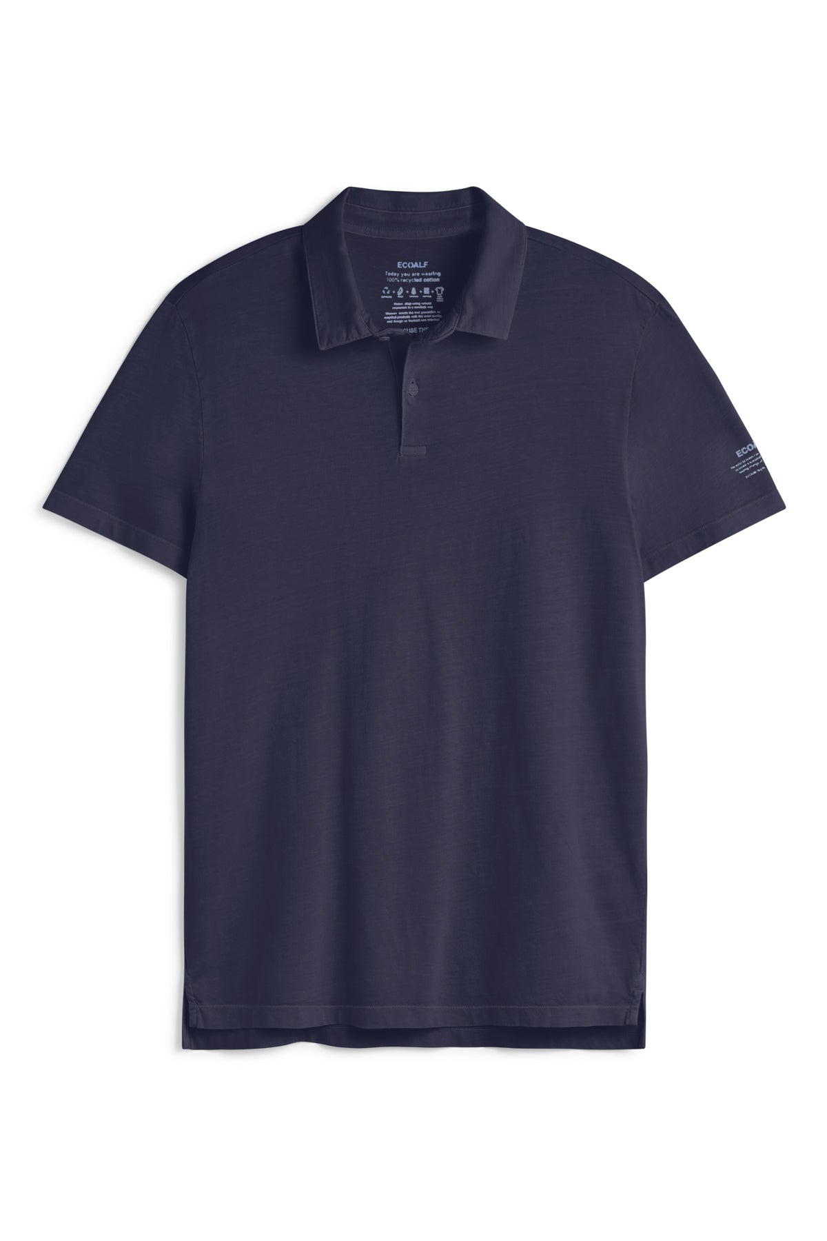 polo-theo-de-ecoalf-para-hombre-punto-jersey-100-algod-n-reciclado-azul-marino-f image 5