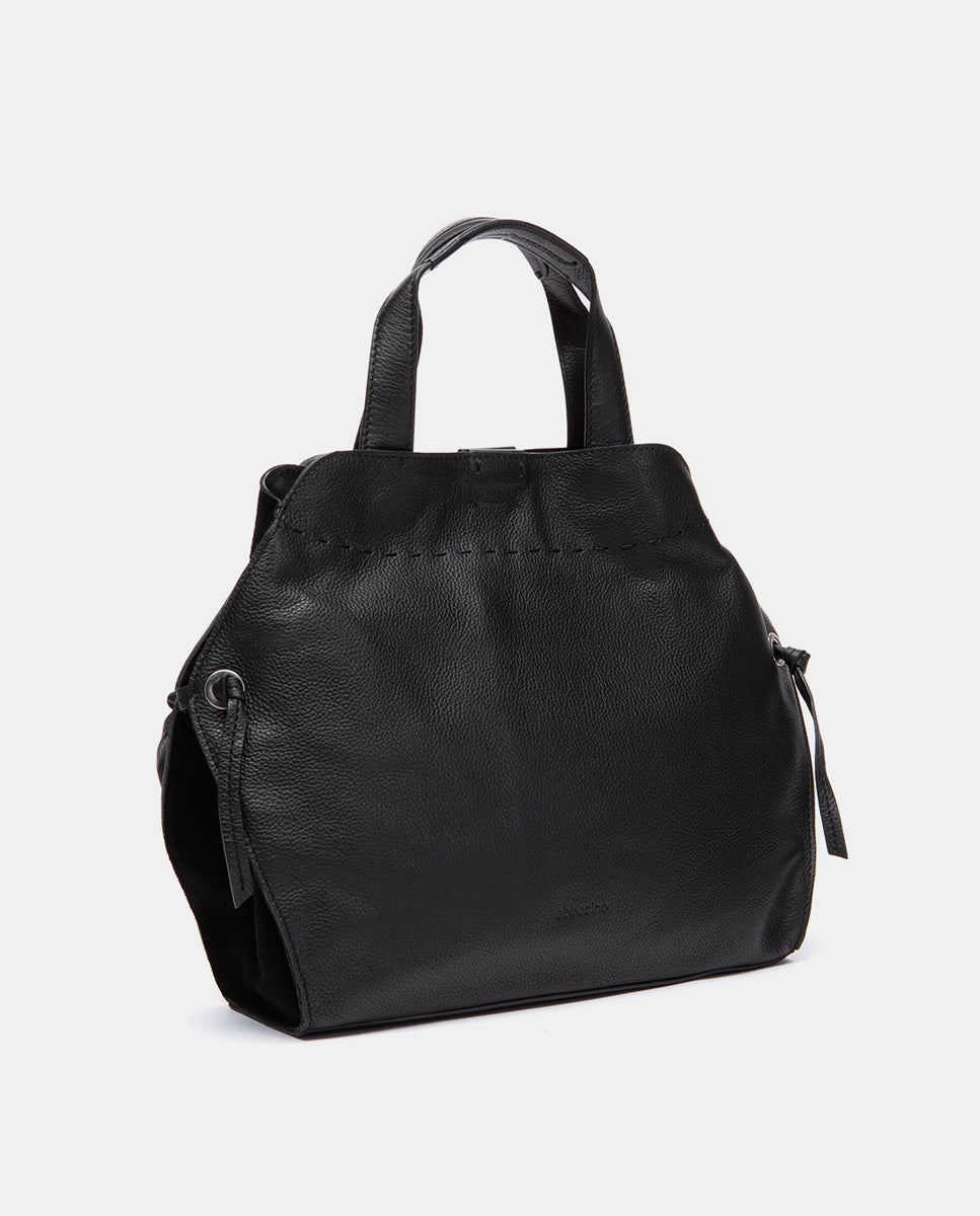 abbacino-bolso-de-mano-en-piel-negra-oficina image 4