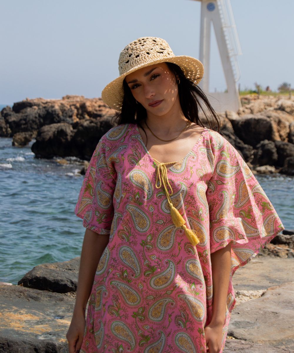 kbas-kurta-de-algod-n-talla-nica-color-rosa image 2