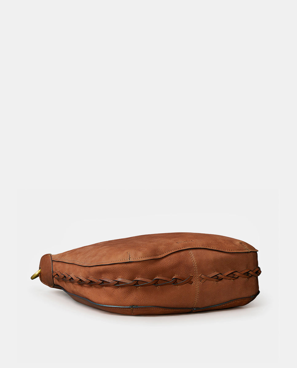 abbacino-bolso-de-hombro-nobuck-cognac-trenzado image 5