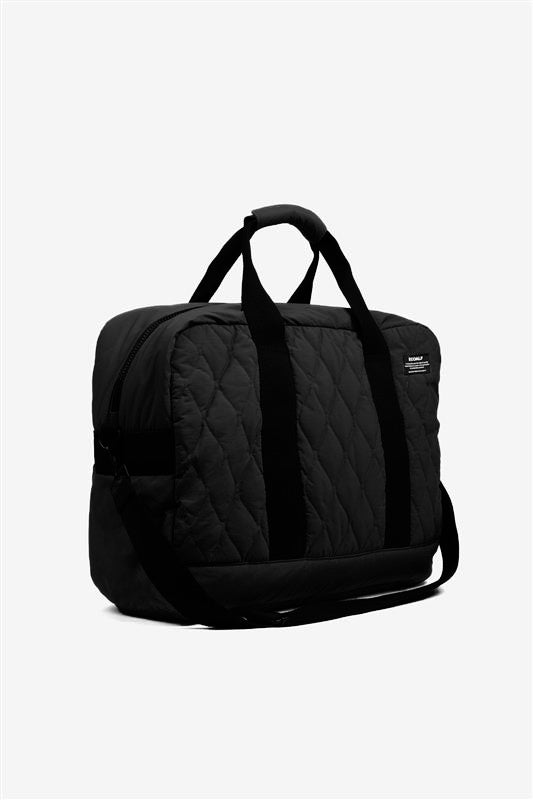 ecoalf-bolsa-duffle-flock-negra-100-poli-ster-reciclado-textile-to-textile-bolsa image 4