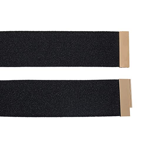 parfois-cintur-n-el-stico-negro-hebilla-dorada-mujer image 6
