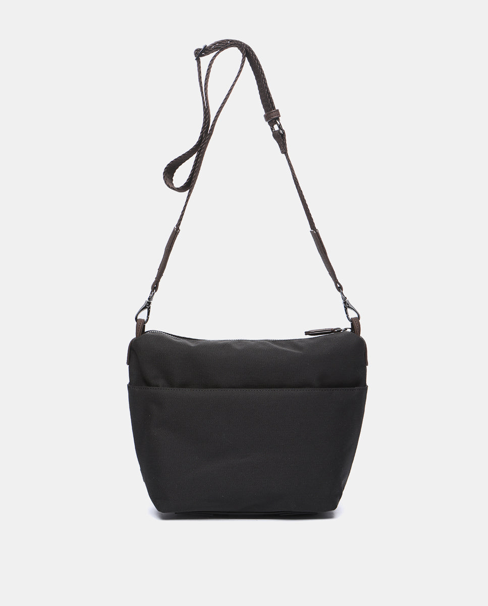 abbacino-organizador-de-bolso-negro-reciclado-bandolera-2-en-1 image 3