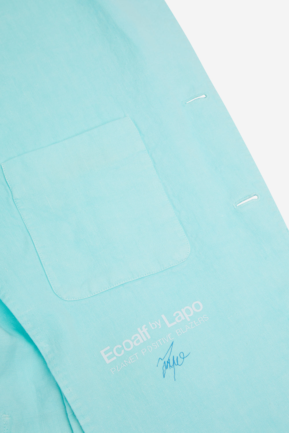 blazer-ecoalf-lapo-ca-amo-turquesa image 8