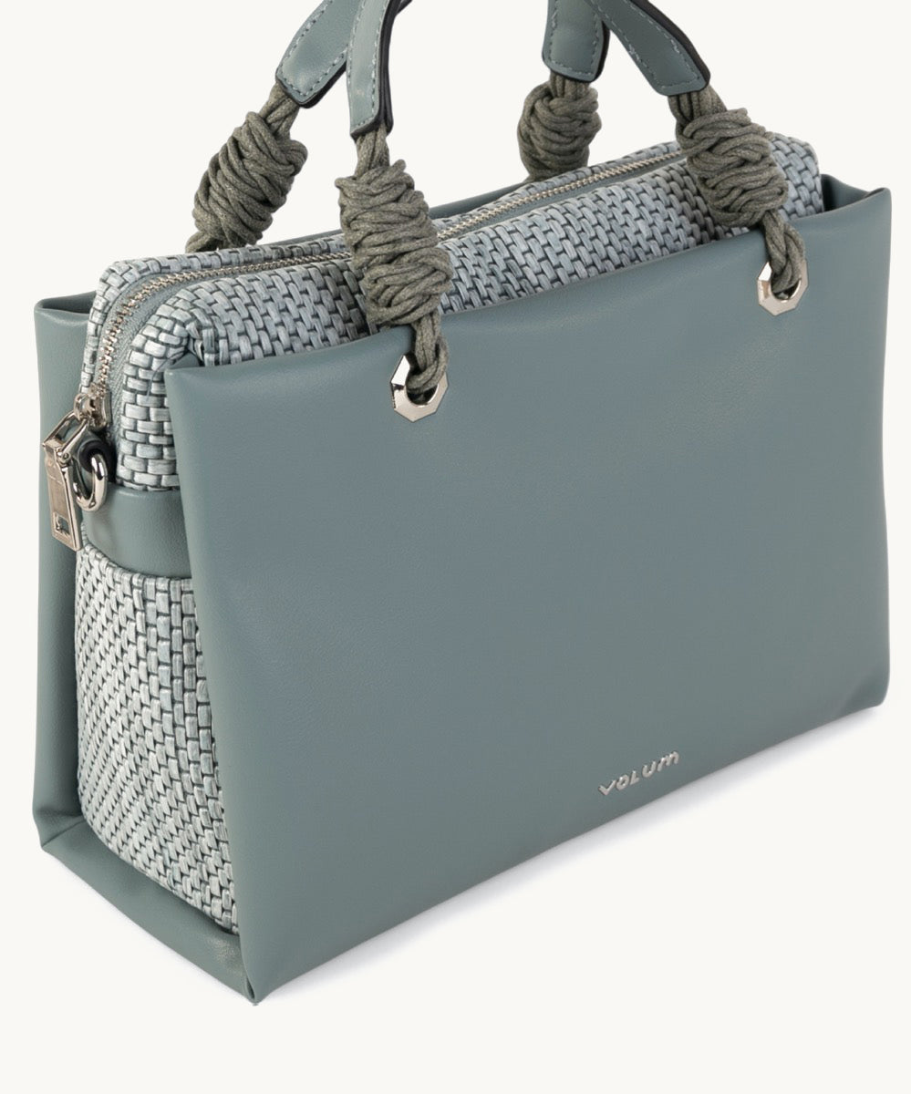 kbas-urban-bora-bolso-de-mano-de-pu-azul-con-tejido-trenzado image 3