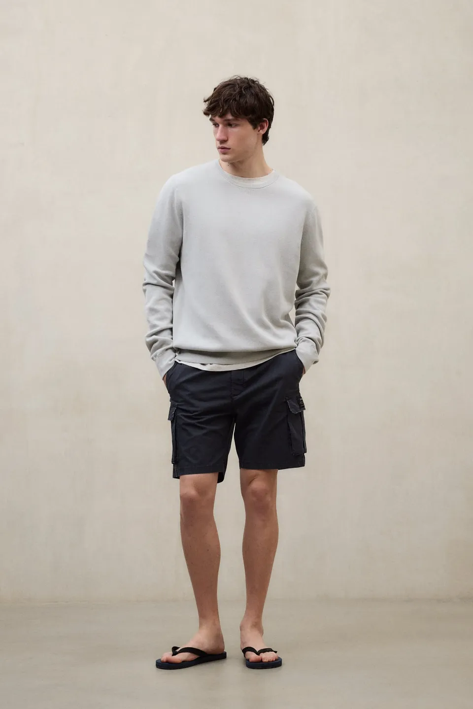 shorts-ecoalf-ethicargo-gris-oscuro-shorts-cargo-de-algod-n-regenerativo image 1