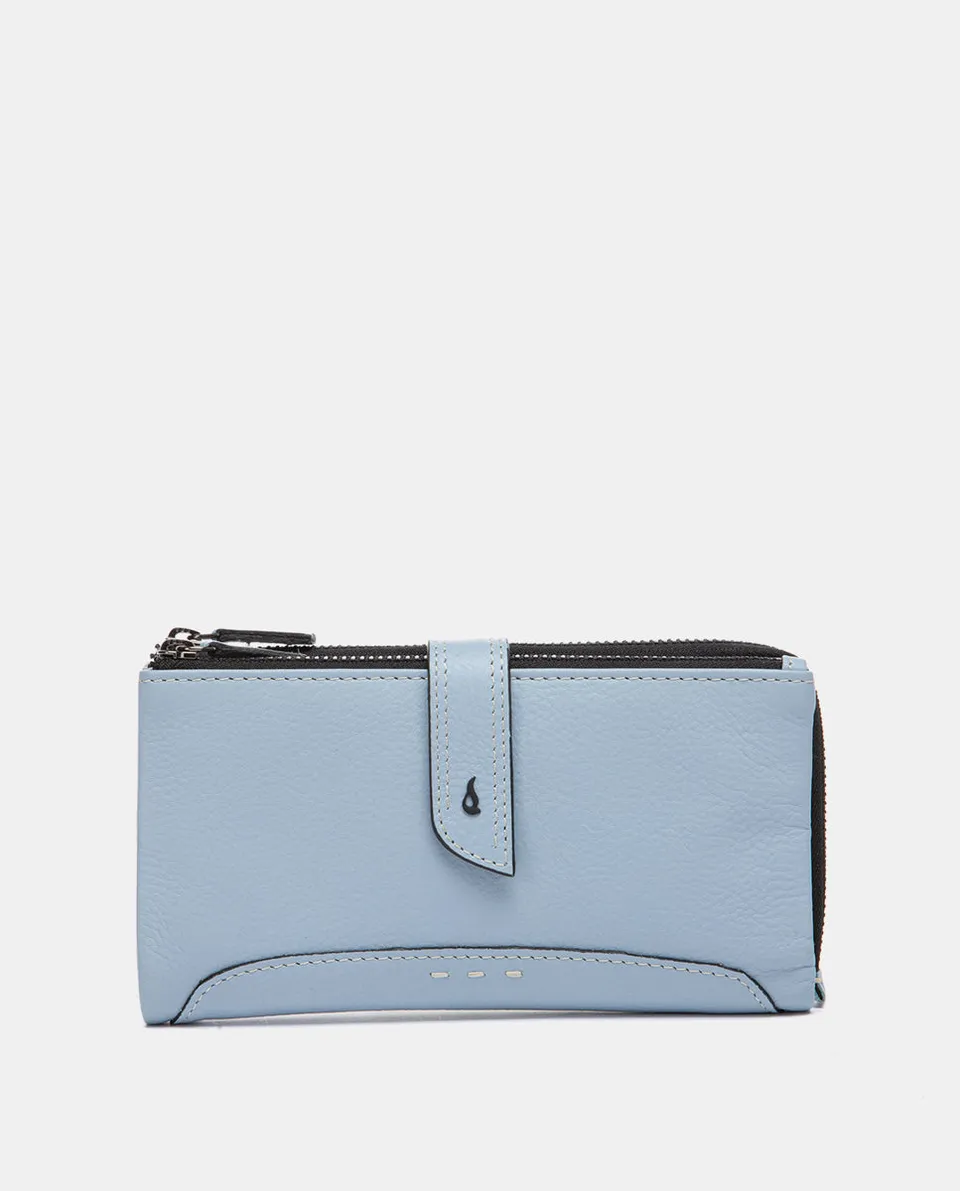 abbacino-cartera-grande-piel-azul-claro-vacuna-premium image 1