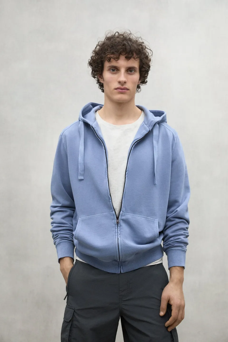 ecoalf-sudadera-rena-azul-de-hombre-cremallera-algod-n-reciclado-fit-regular image 1