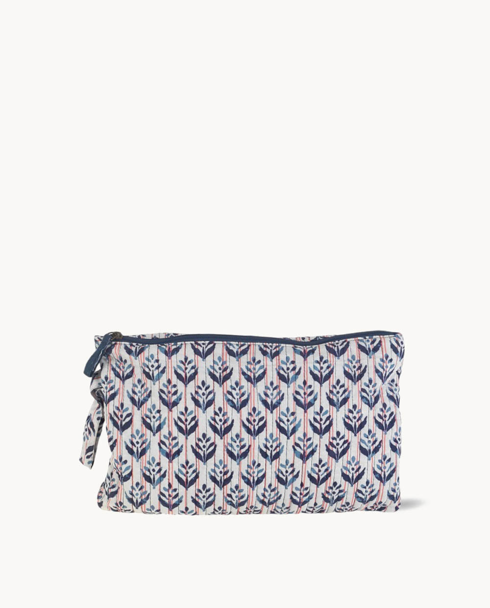 neceser-de-algod-n-kbas-con-cremallera-estampado-de-flores-33x5x20-cm image 1