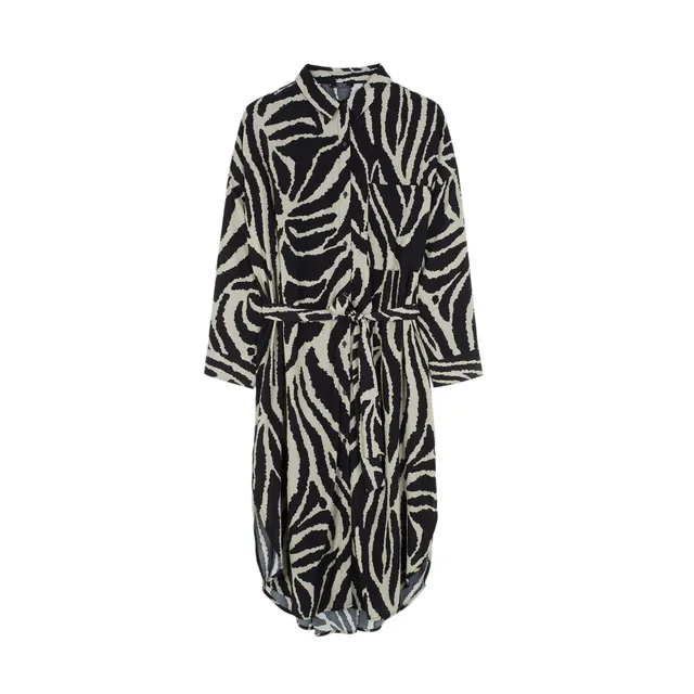 parfois-vestido-camisero-estampado-animal-mujer-2 image 1