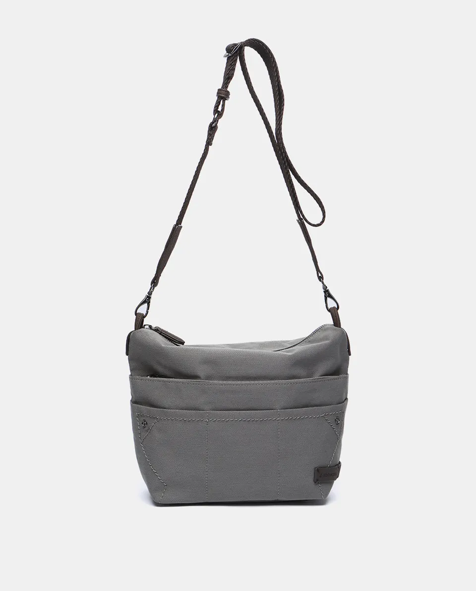 abbacino-bolso-organizer-gris-en-materiales-reciclados image 1