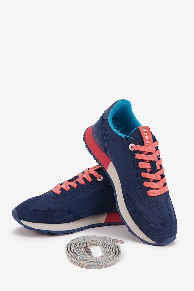 abbacino-zapatilla-mujer-azul-piel-y-tejido-urbana image 3