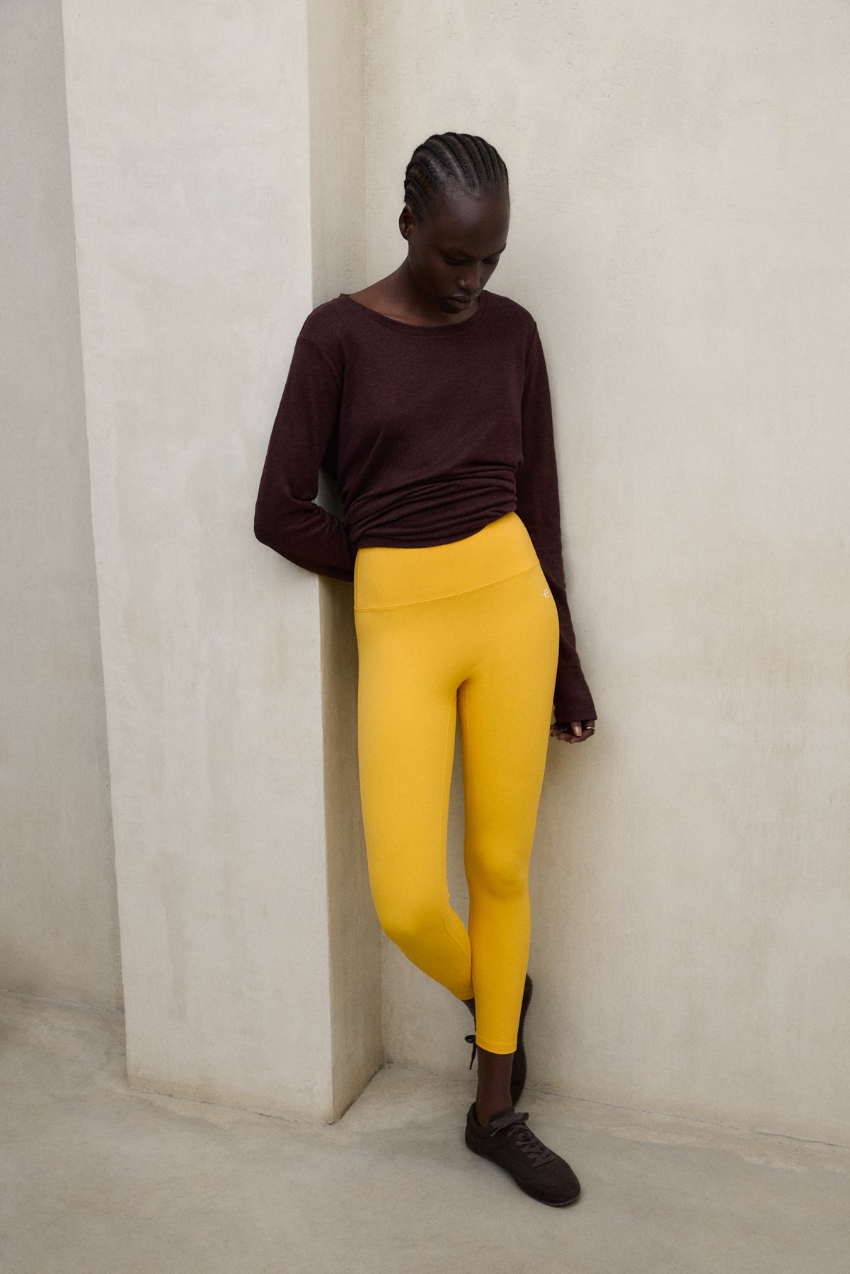 ecoalf-legging-mercer-naranja-para-mujer-76-poliamida-reciclada-y-24-elastano-de image 4