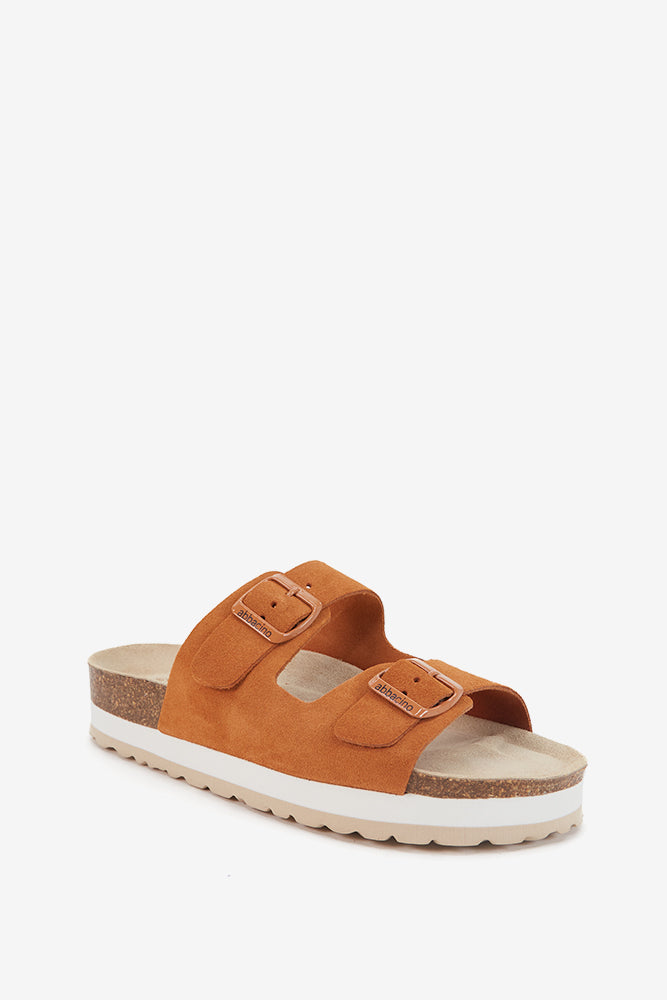 abbacino-sandalia-plataforma-mujer-serraje-cognac image 3