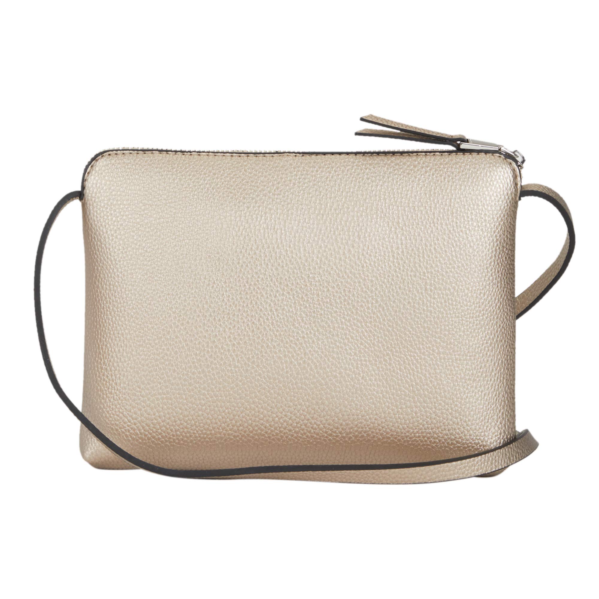parfois-clutch-bandolera-con-bolsillo-exterior-mujer-talla-m-plateado image 4