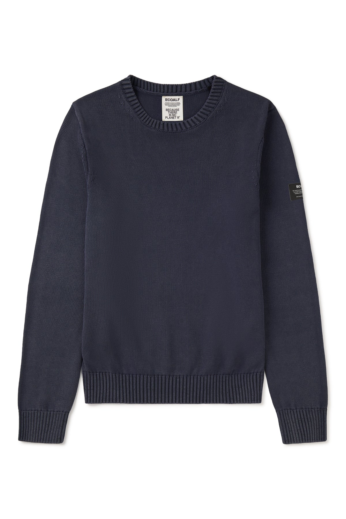 ecoalf-jersey-tail-azul-marino-para-hombre-50-algod-n-reciclado-lavado-a-la-pied image 5