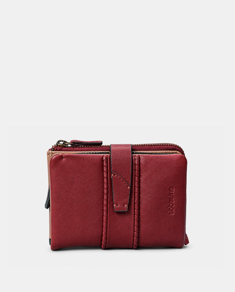 abbacino-cartera-peque-a-mujer-piel-burdeos image 1