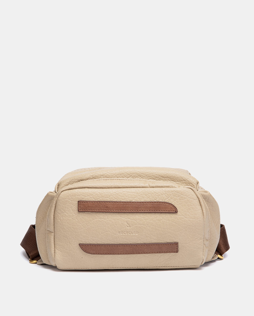 abbacino-mochila-materiales-reciclados-beige image 4