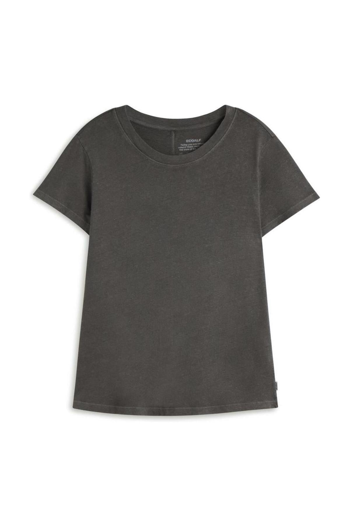 camiseta-ecoalf-lane-gris-oscuro-para-mujer image 5