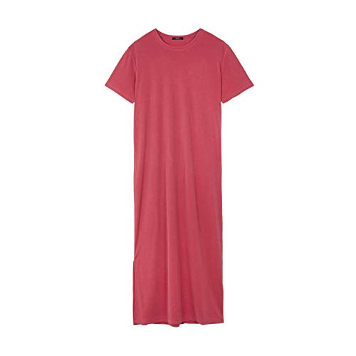 parfois-vestido-largo-manga-corta-cuello-redondo-mujeres image 7