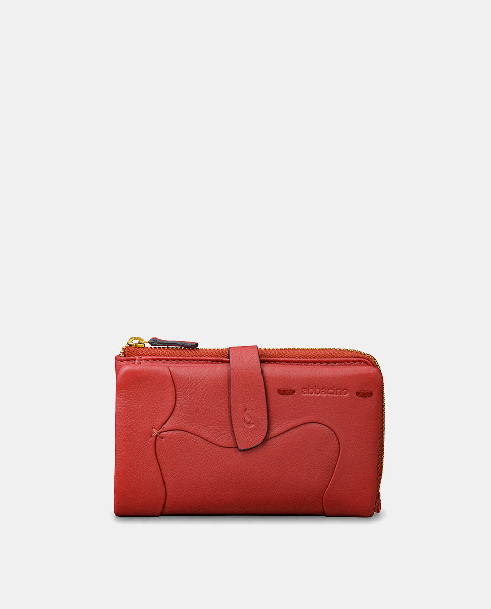 abbacino-cartera-mediana-de-mujer-en-piel-roja image 1