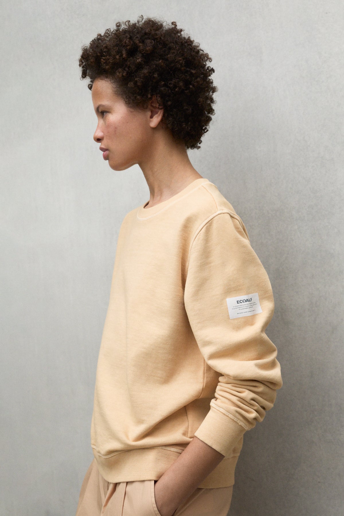 ecoalf-sudadera-arecife-naranja-de-mujer image 4