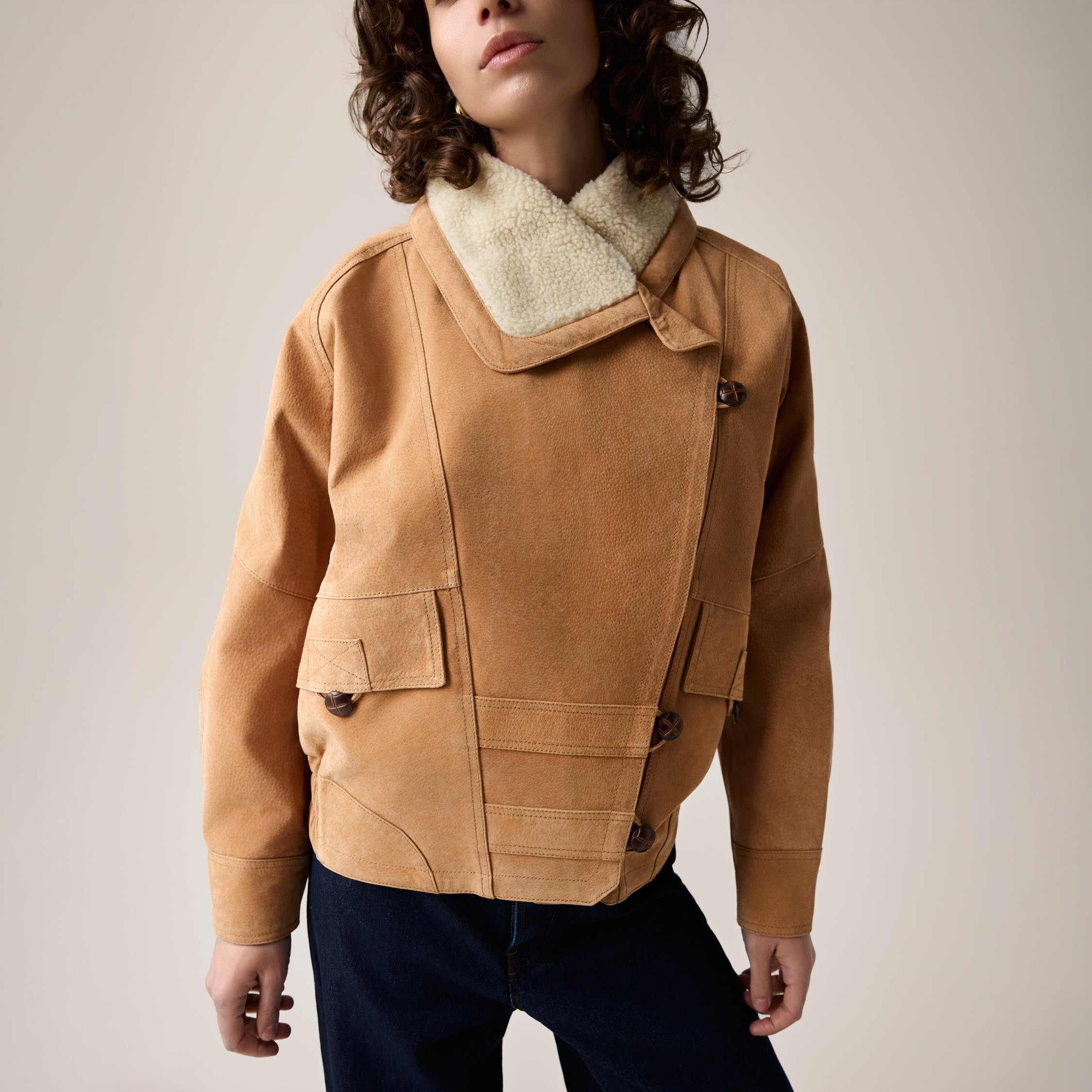 lois-abel-suede-jack-3123-7209-chaqueta-de-piel-marr-n image 2