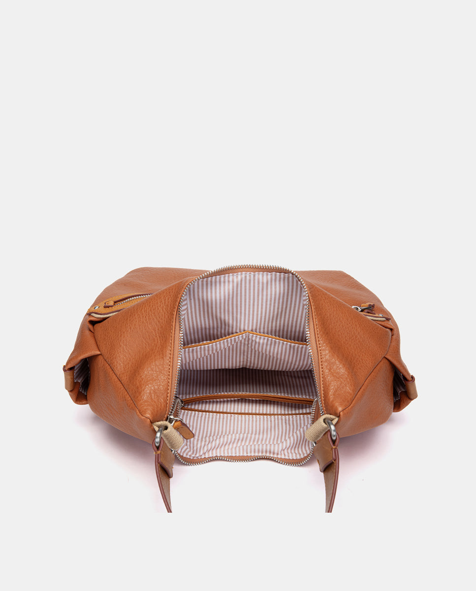 bolso-hobo-de-hombro-abbacino-reciclado-cognac image 6