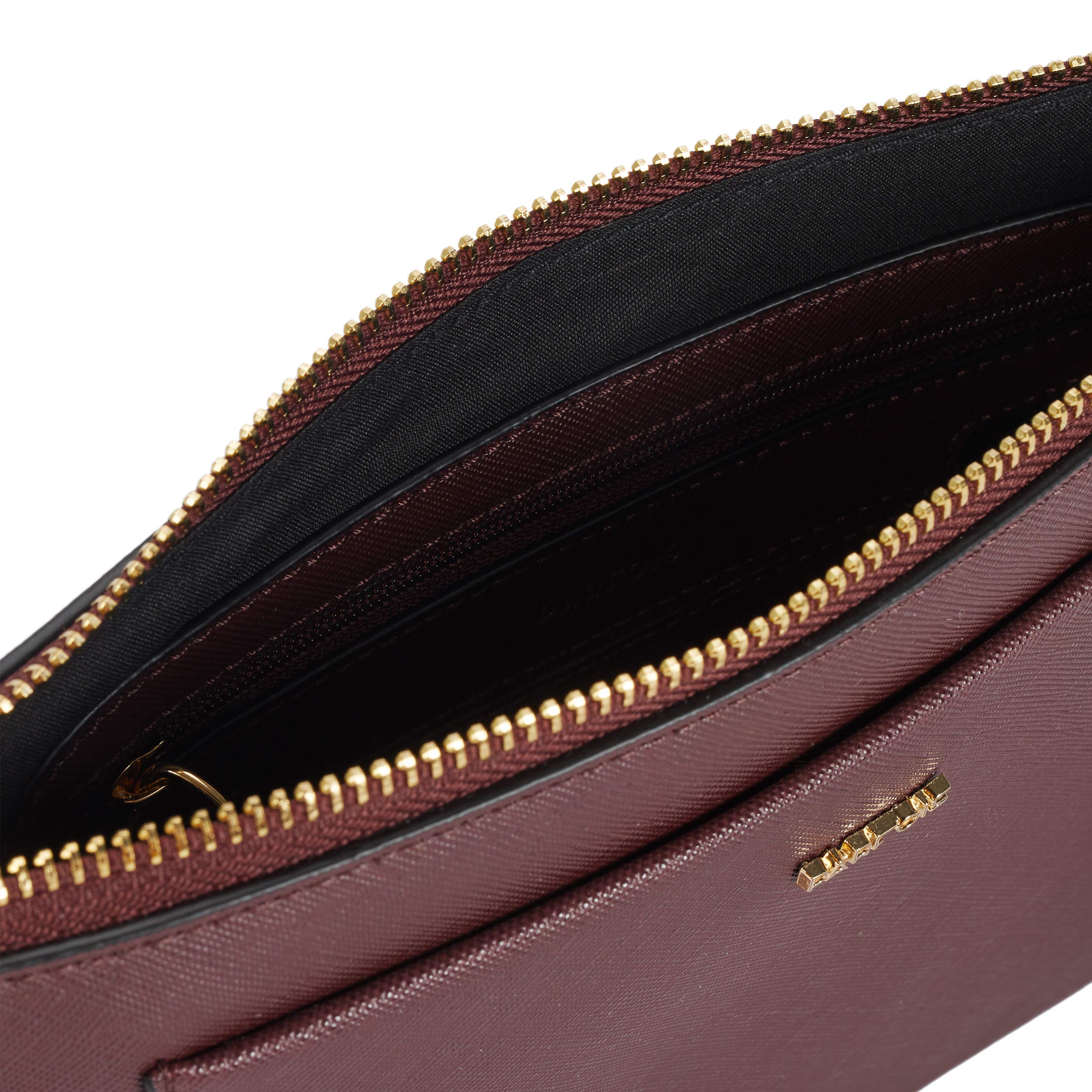 parfois-clutch-bolso-bandolera-bolsillo-exterior-mujer-talla-m-burgundy image 5