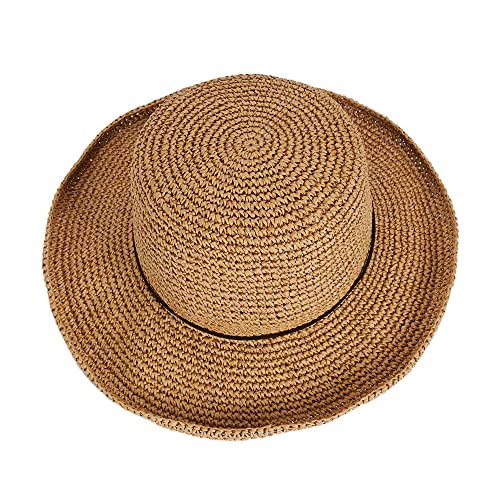 parfois-sombrero-textura-rafia-mujer-beige image 5