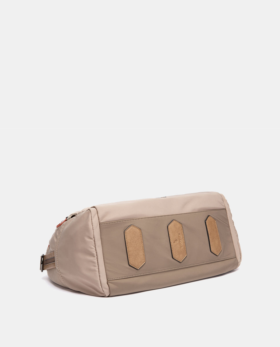 abbacino-bolso-de-viaje-reciclado-beige-deportivo image 5
