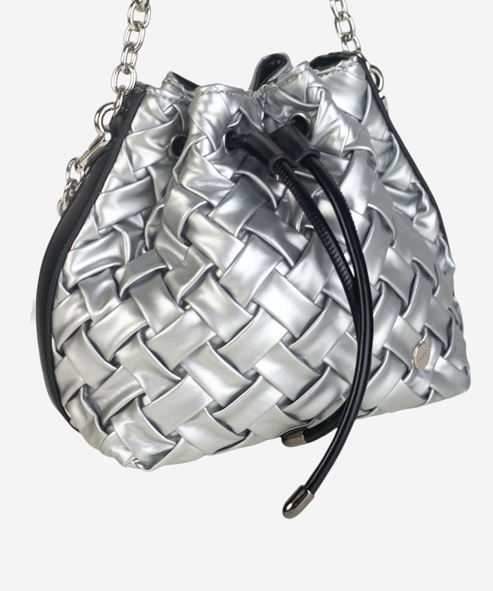 bolso-de-mano-kbas-cocktail-tahini-de-piel-sint-tica-nacarada-plata image 3