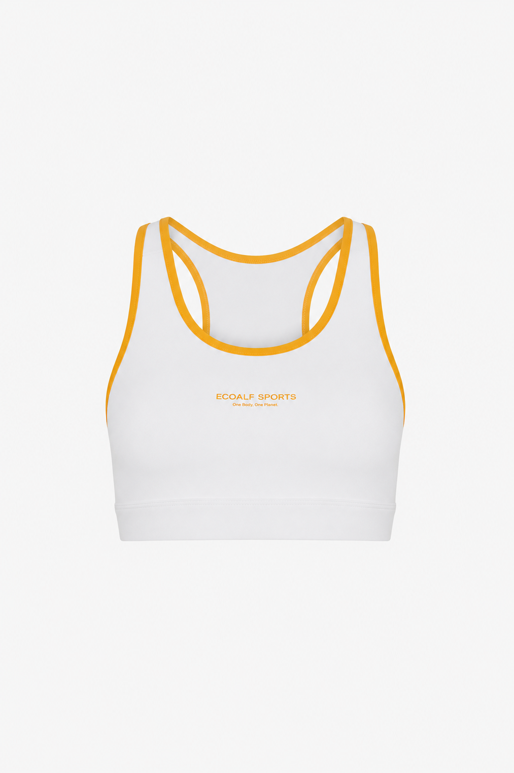 top-deportivo-watts-ecoalf-poliamida-reciclada-blanco-fitness-y-yoga image 6
