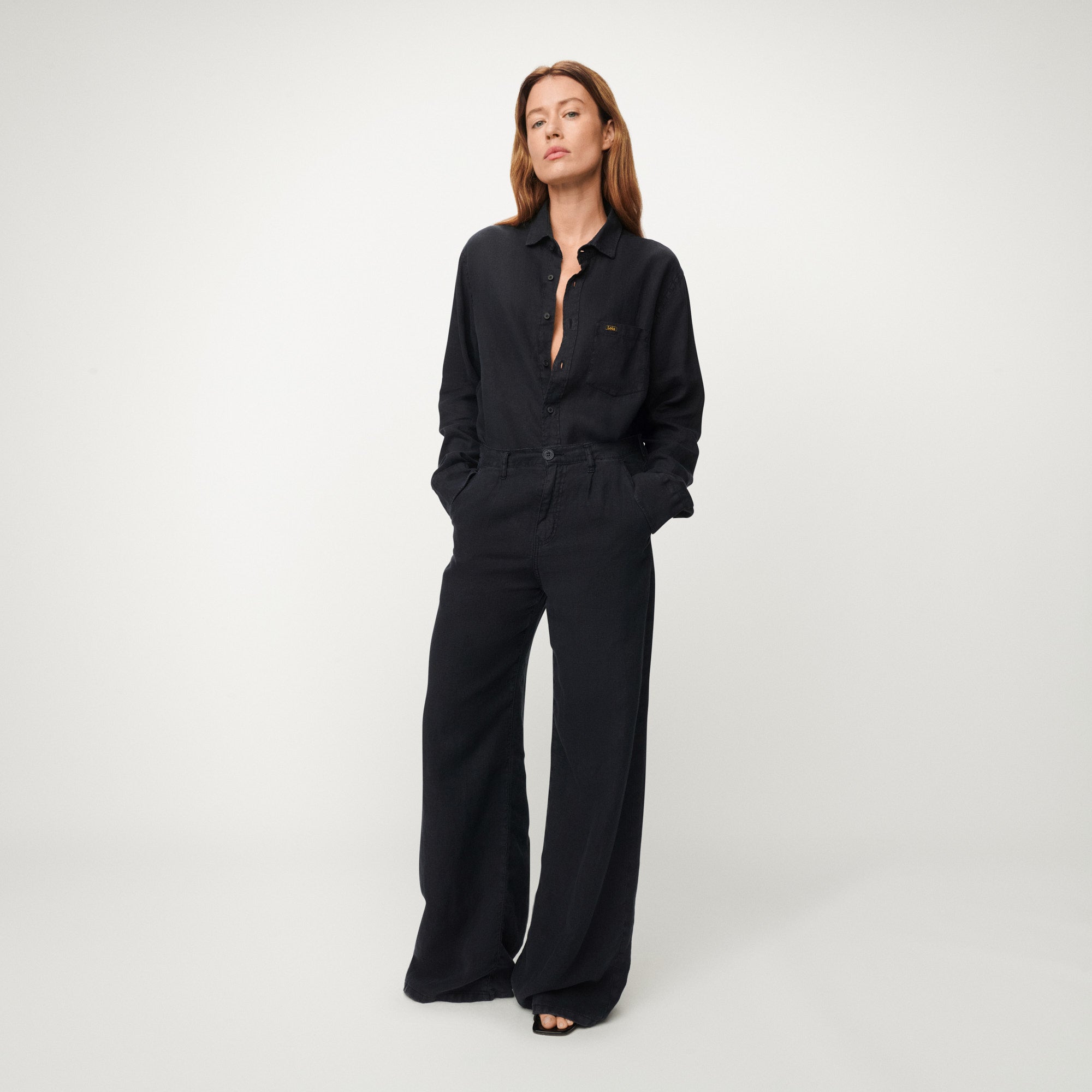 lois-skater-pleats-pantal-n-plisado-de-lino-100 image 1