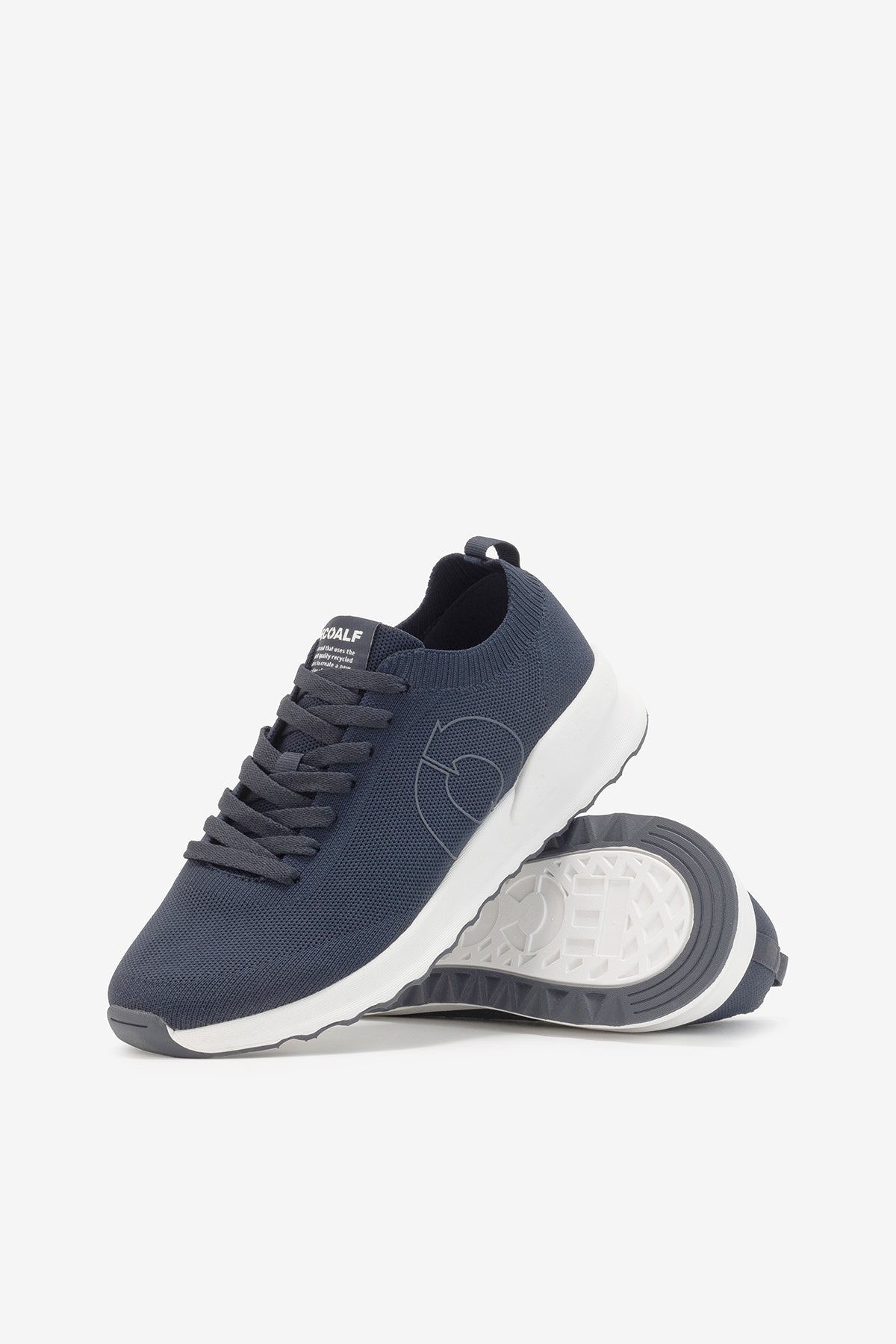 zapatilla-conde-knit-azul-de-mujer-ecoalf-ocean-yarn-vegana-50-dto image 3
