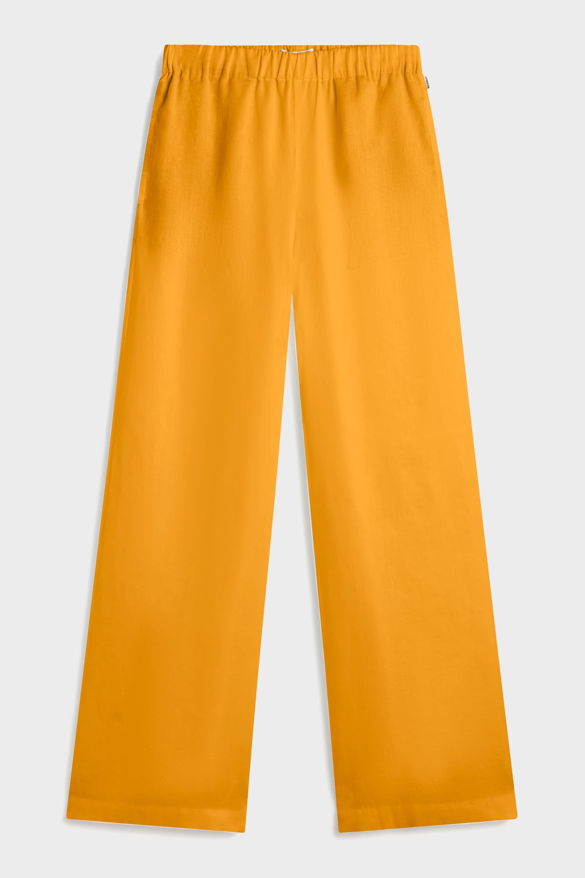 pantalones-mossi-naranja-de-ecoalf-para-mujer-lino-80-fit-relajado-pierna-ancha- image 6