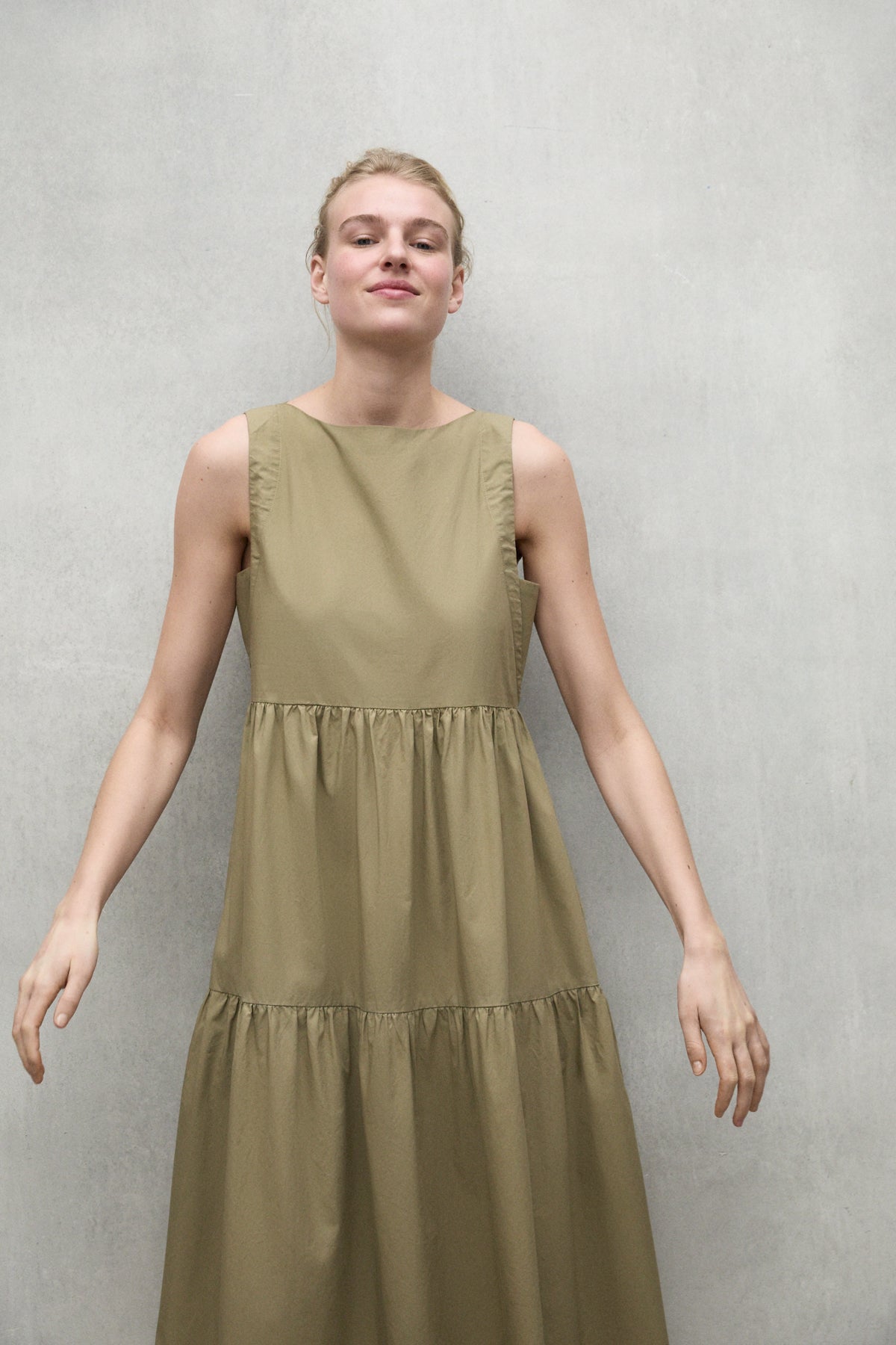 vestido-bossa-khaki-de-mujer-ecoalf image 5