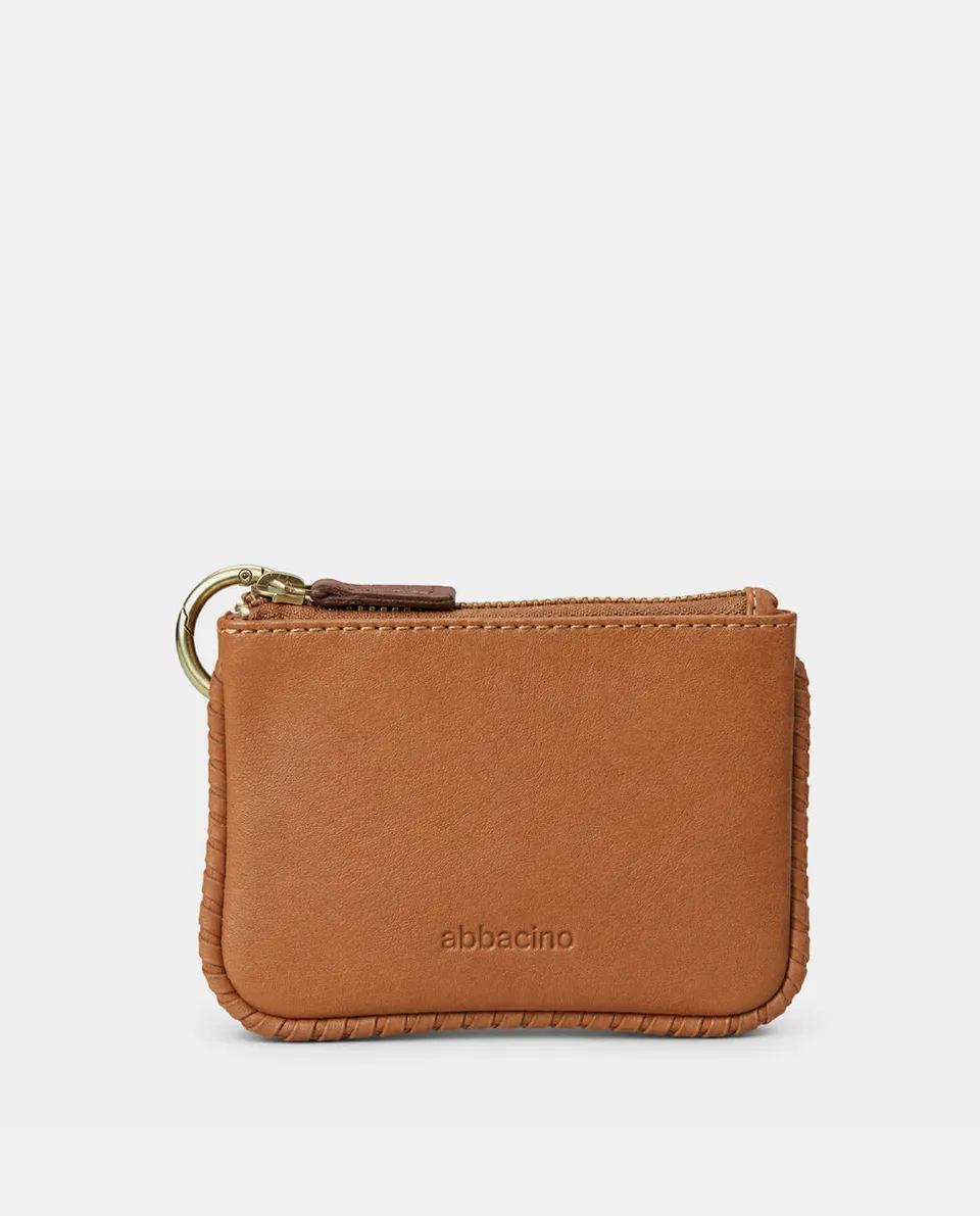 abbacino-monedero-mujer-piel-cognac-con-cremallera image 1