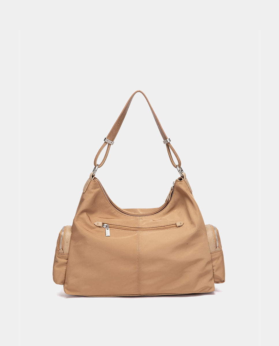 abbacino-bolso-hombro-hobo-tejido-reciclado-camel image 3