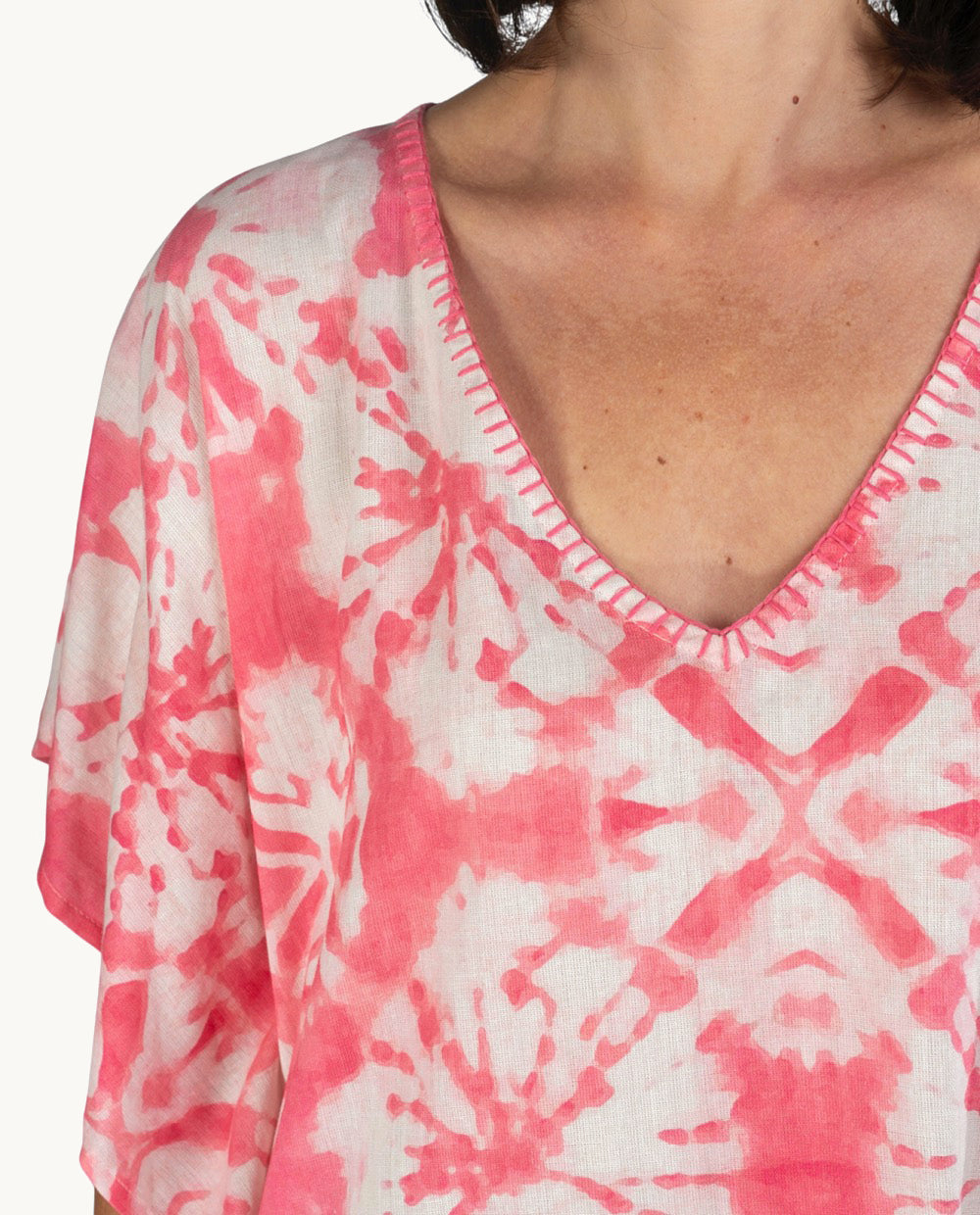kbas-kurta-de-algod-n-talla-nica-color-fucsia image 3